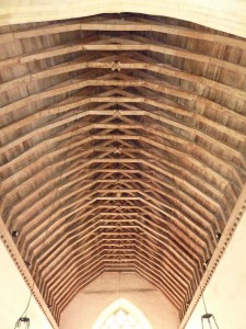 early 14rh century church roof