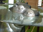 hippo at Chelsea Flower Show