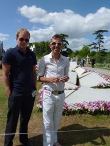 Paul and Tom Harfleet and Pansy Project Garden